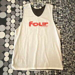 Alleson "Fourloko" White/Black/Red #22 Jersey